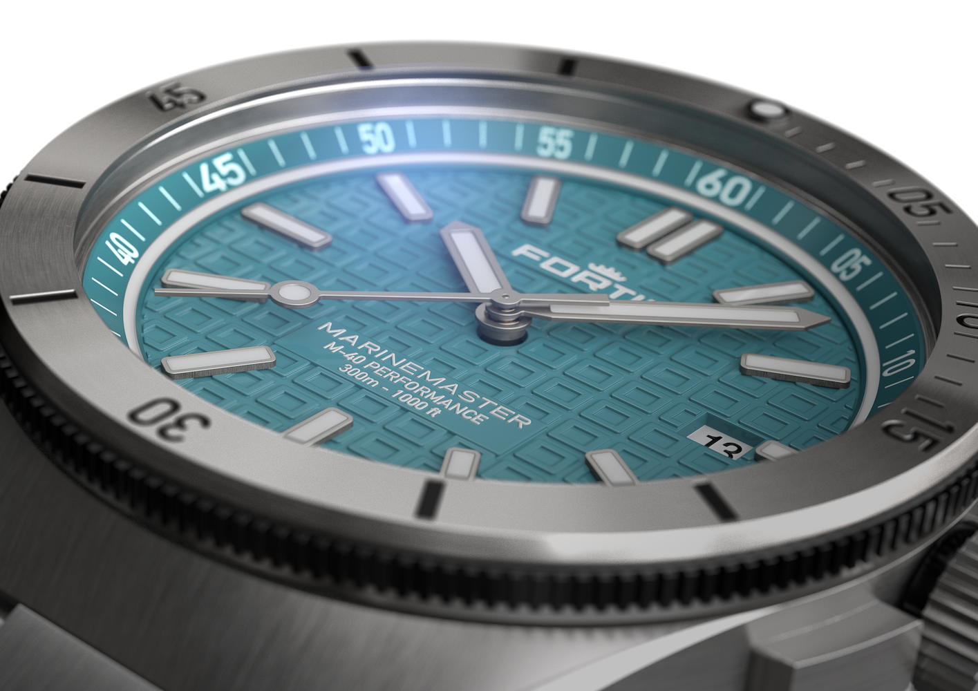 Fortis Marinemaster M-40 Serenity Blue Watch F8120004 Image 11