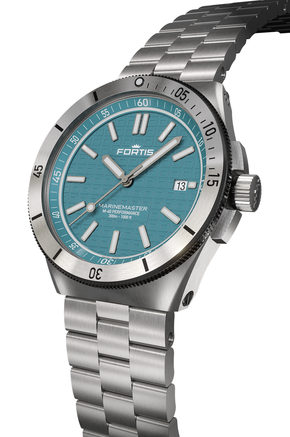 Fortis Marinemaster M-40 Serenity Blue Watch F8120004 Image 4