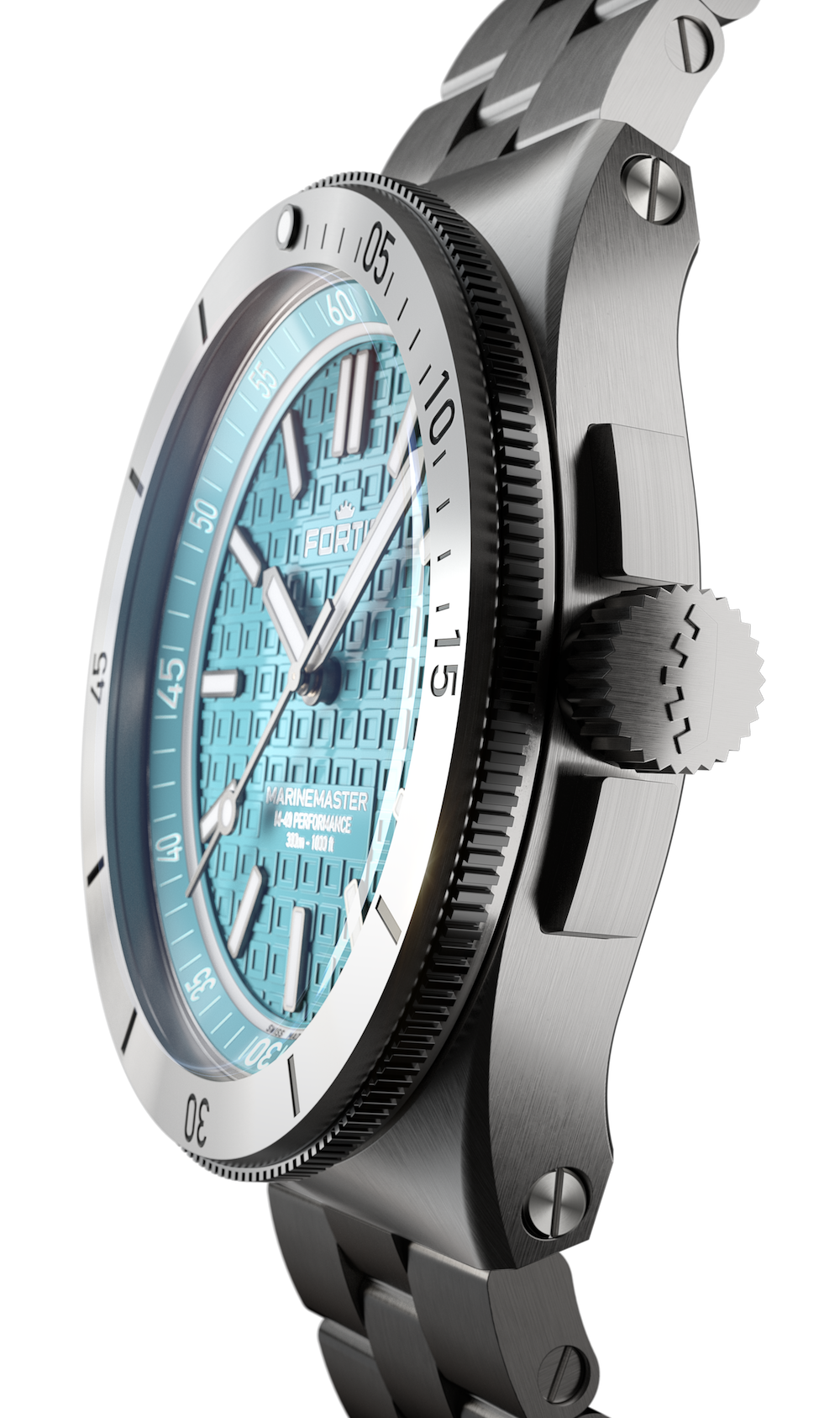 Fortis Marinemaster M-40 Serenity Blue Watch F8120004 Image 7