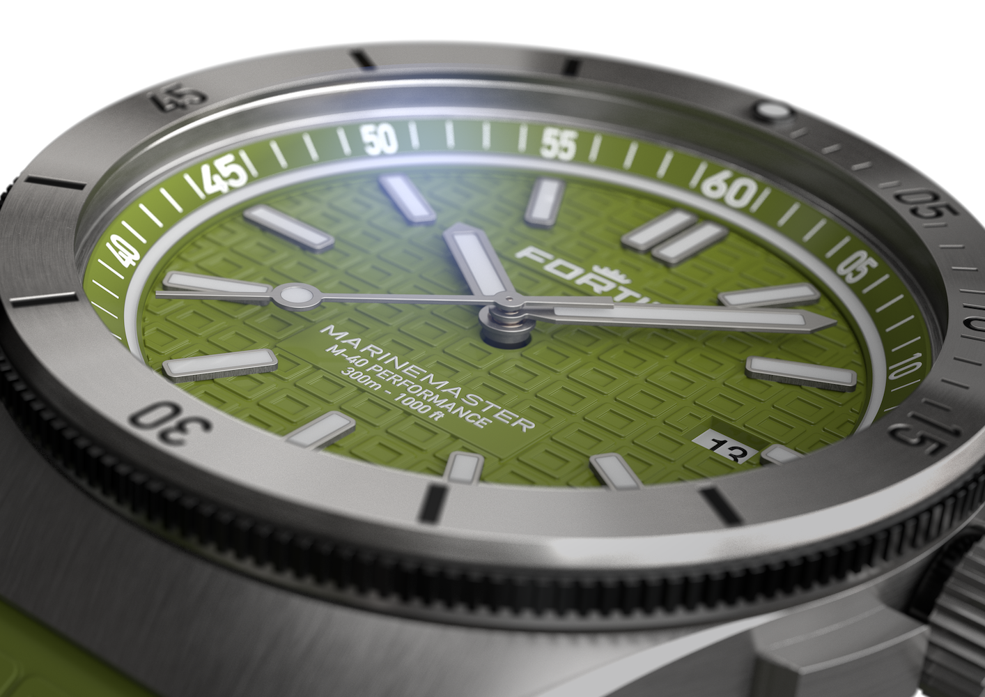 Fortis Marinemaster M-40 Woodpecker Green Watch F8120007 Image 10
