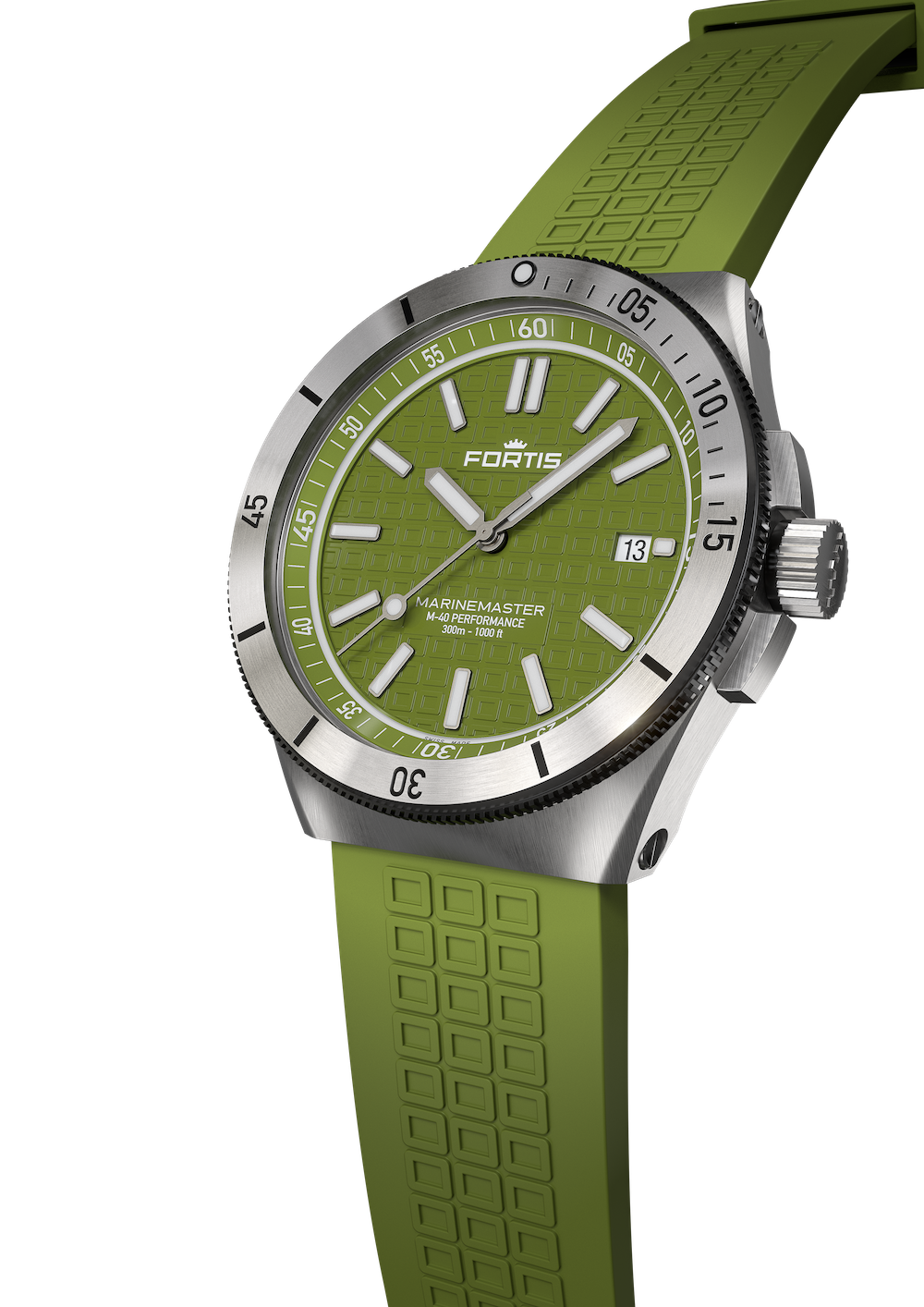 Fortis Marinemaster M-40 Woodpecker Green Watch F8120007 Image 4
