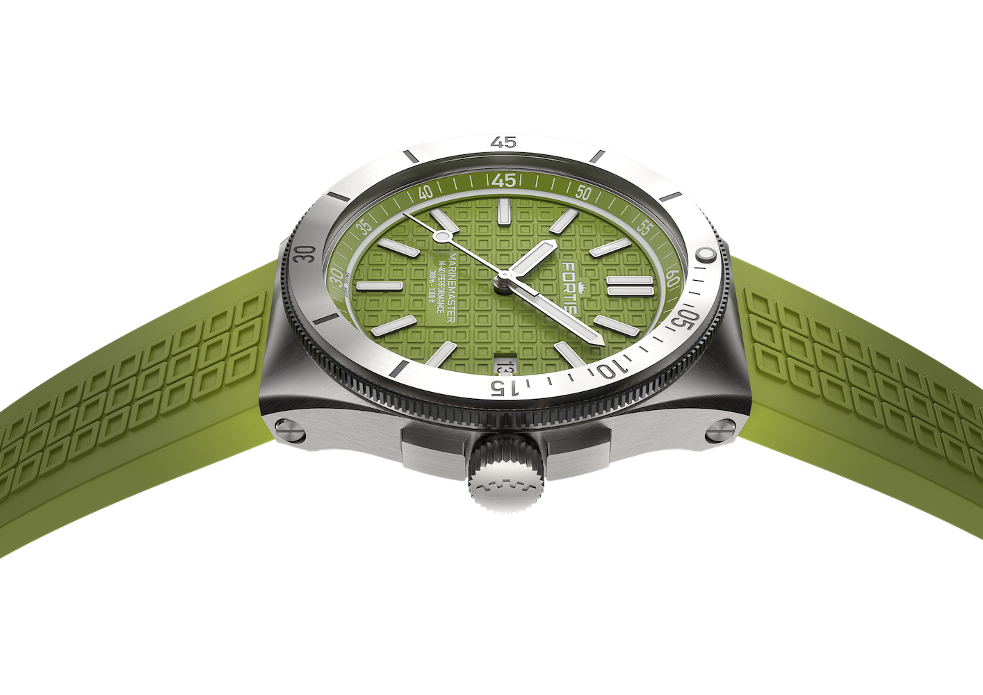 Fortis Marinemaster M-40 Woodpecker Green Watch F8120007 Image 5
