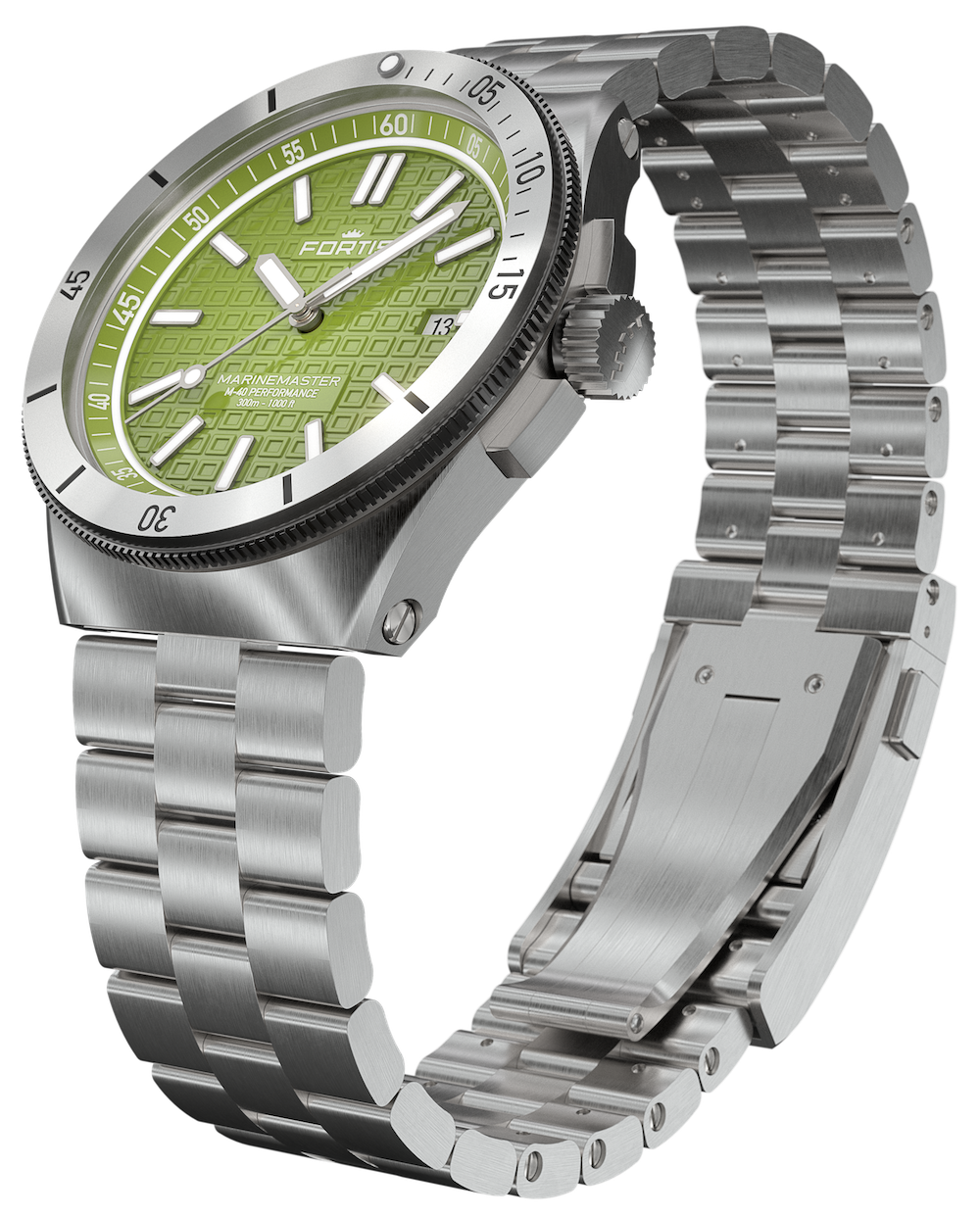 Fortis Marinemaster M-40 Woodpecker Green Watch F8120008 Image 10