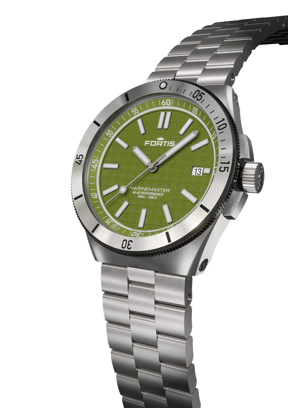 Fortis Marinemaster M-40 Woodpecker Green Watch F8120008 Image 4