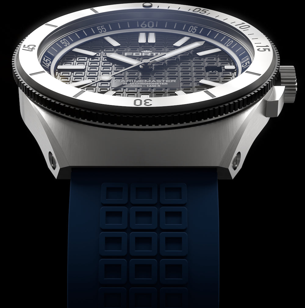 Fortis Marinemaster M 44 Ocean Blue Watch F8120021 Image 4