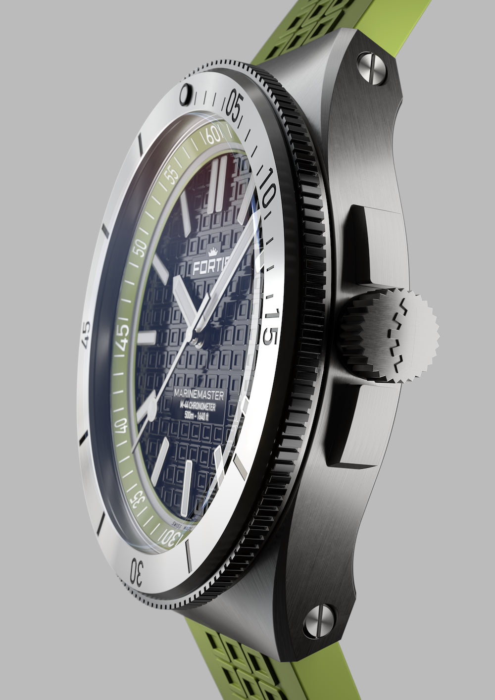 Fortis Marinemaster M 44 Woodpecker Green Watch F8120019 Image 7