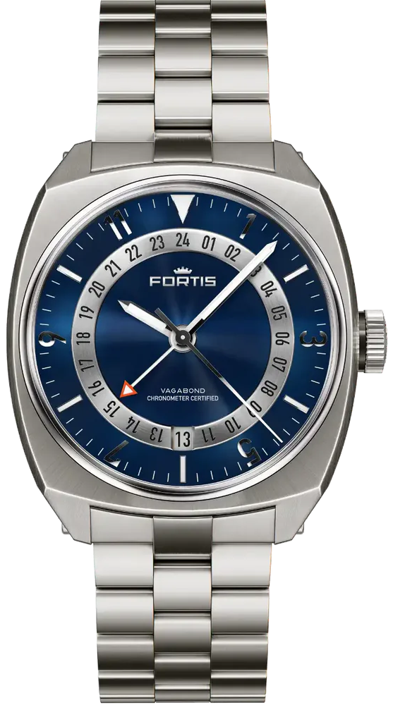 Fortis Vagabond V-40 Blue Dusk Watch F6660002 Image 1