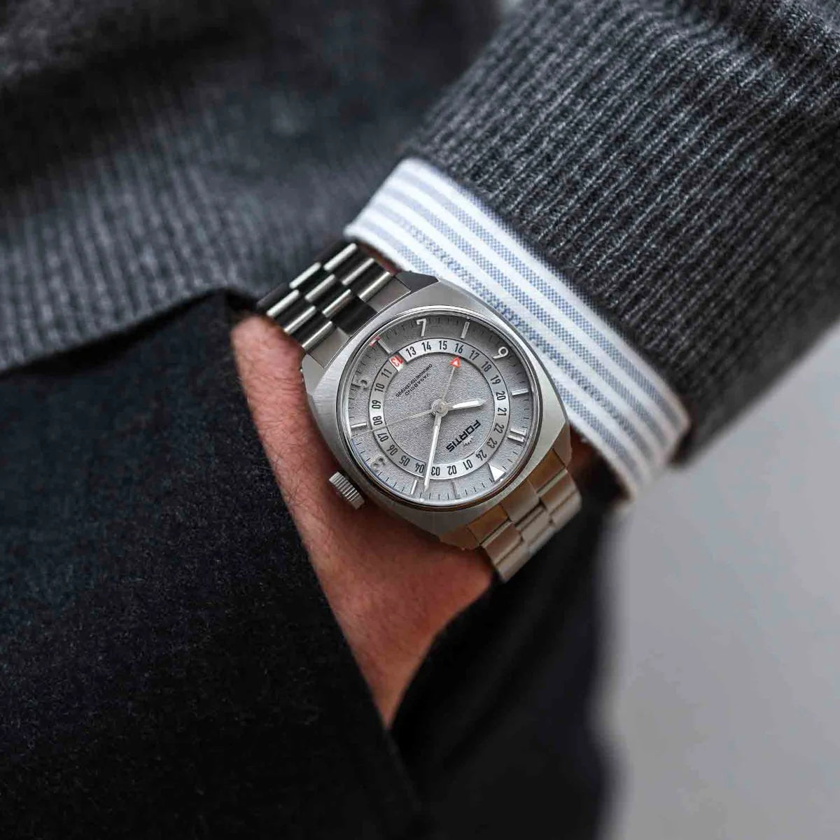 Fortis Vagabond V-40 Stormy Grey Watch F6660000 Image 6