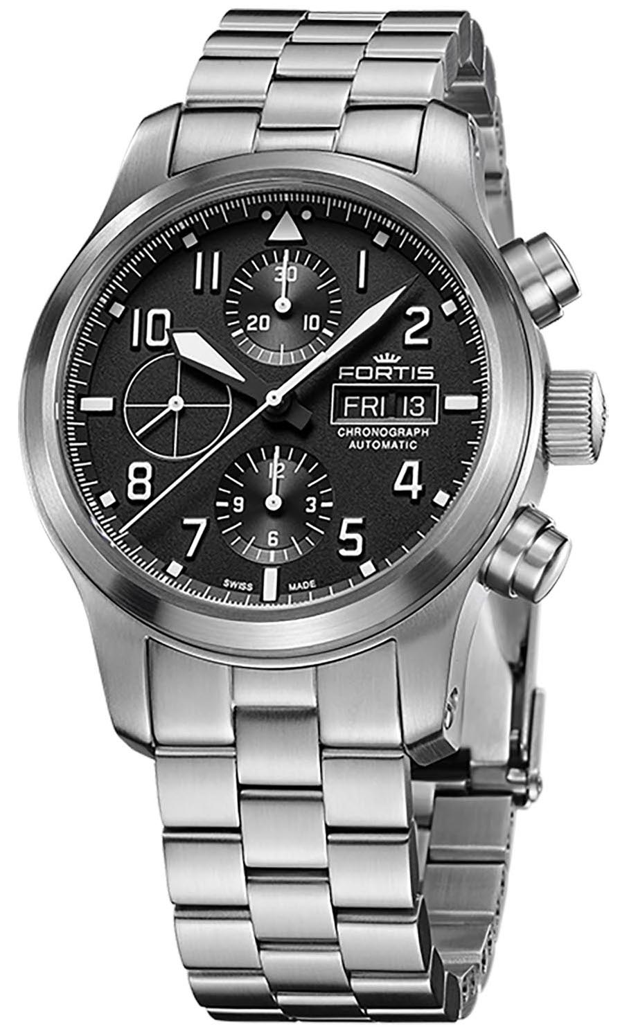 Fortis Watch Aeromaster Steel Chronograph F4040000 Image 1