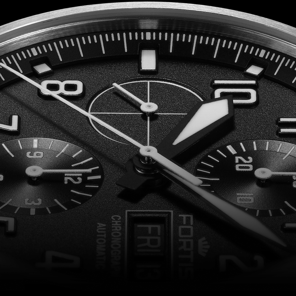 Fortis Watch Aeromaster Steel Chronograph F4040000 Image 7
