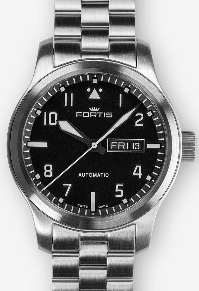 Fortis Watch Aeromaster Steel Day Date D 655.10.10 M Image 1