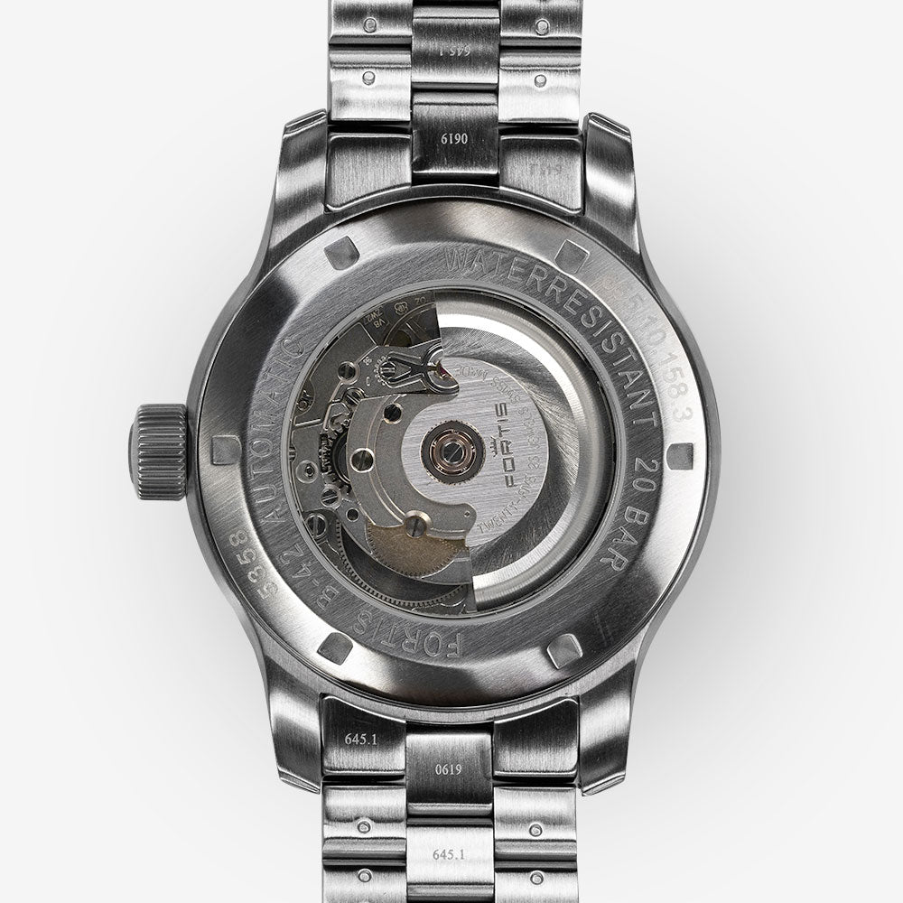 Fortis Watch Aeromaster Steel Day Date D 655.10.10 M Image 2