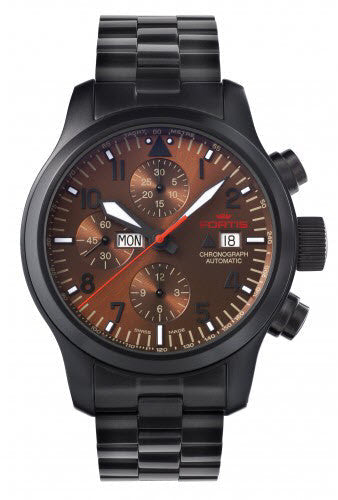 Fortis Watch Aviatis Aeromaster Dusk Chronograph PVD 656.18.98 M Image 1