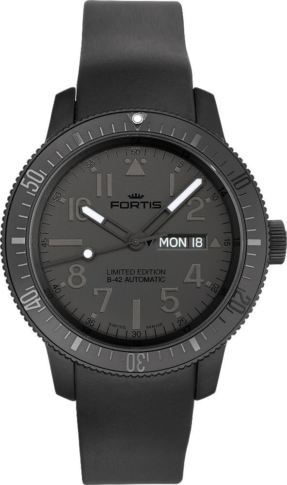 Fortis Watch Cosmonautis Pitch Black Limited Edition 647.28.81 K Image 1