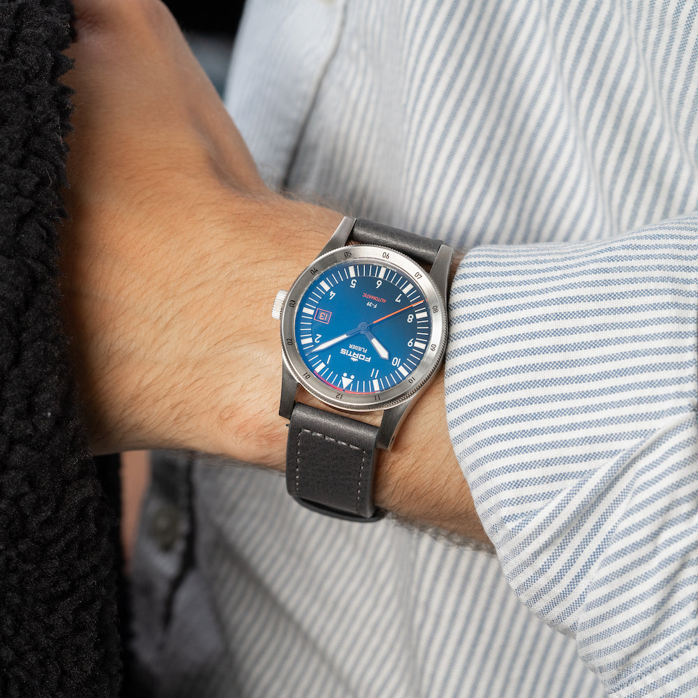 Fortis Watch Flieger F39 Midnight Blue F4220011 Image 11