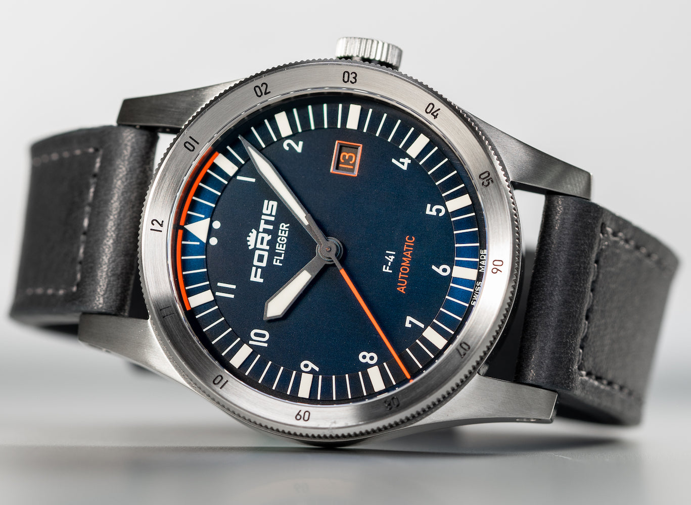 Fortis Watch Flieger F41 Midnight Blue D F4220013 Image 4