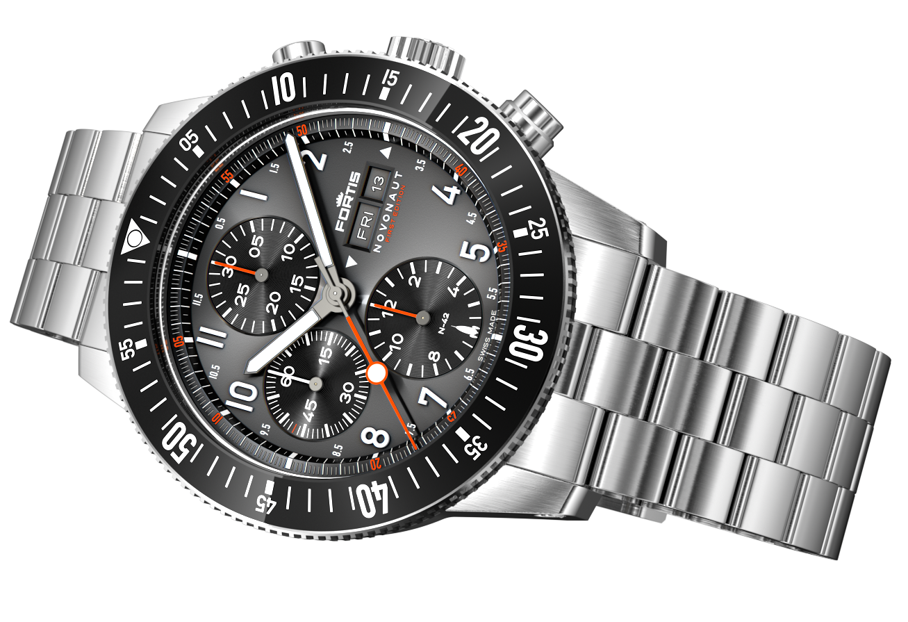 Fortis Watch Novonaut N-42 First Edition Bracelet Limited Edition F2040010 Image 5