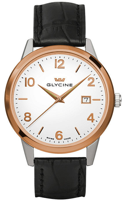 Glycine Watch Classic Quartz Gents 3925.31.LBK9 Image 1