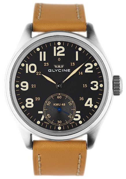 Glycine Watch KMU 48 Big Second 6 Hours 3906.19AT.LB33 Image 1