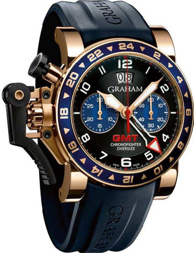 Graham Chronofighter Oversize GMT Gold D 2OVGR.B26A Image 1