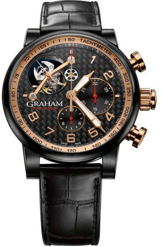 Graham Silverstone Tourbillograph PVD Carbon Dial D 2TSAZ.B03A Image 1