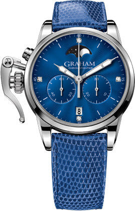 Graham Watch Chronofighter 1695 Lady Moon Blue 2CXBS.U01A.L114S Image 1