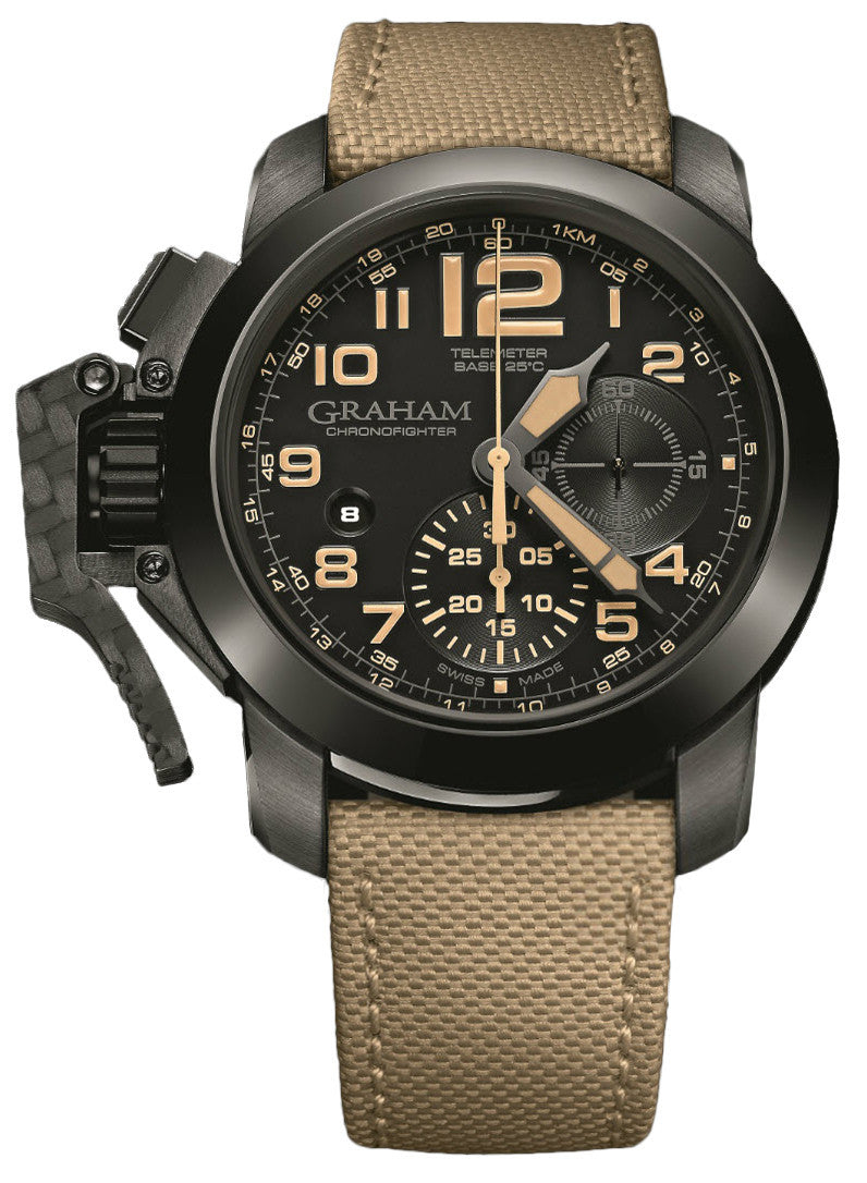Graham Watch Chronofighter Oversize Black Sahara 2CCAU.B02A.T13N Image 1