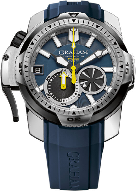 Graham Watch Chronofighter Prodive Blue 2CDAV.U01A.K87F Image 1