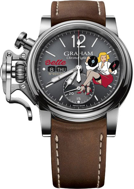 Graham Watch Chronofighter Vintage Nose Art Belle Limited Edition 2CVAS.A01A.L132S Image 1