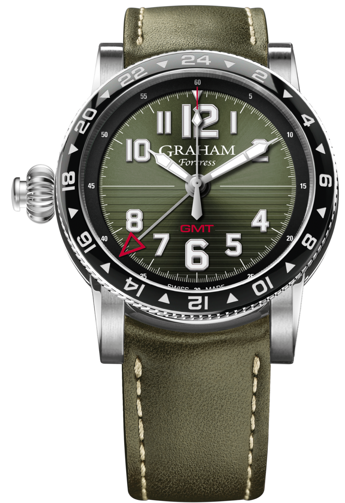 Graham Watch Fortress GMT Green 2FOBC.G01A Image 1