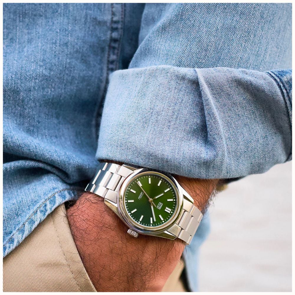 HTD Tennis Chic Deep Green Automatic Watch T23S01_CDG Image 10