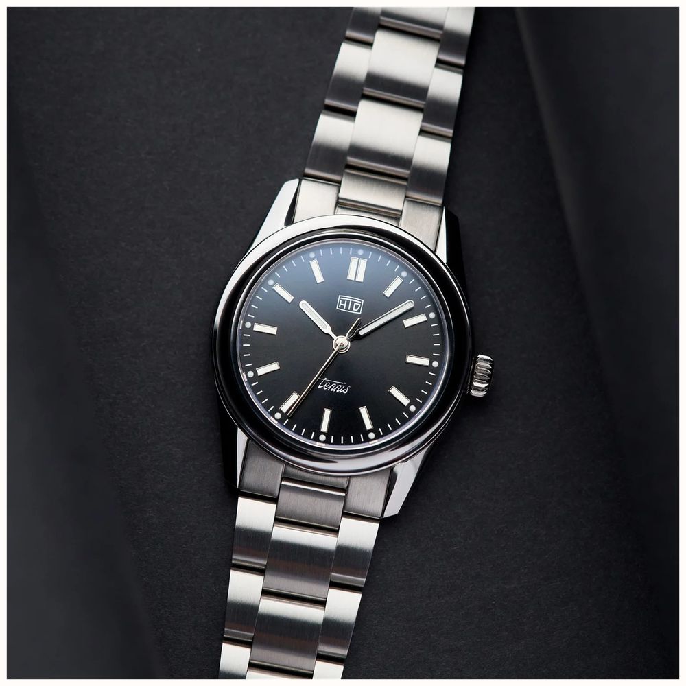 HTD Tennis Chic Velvet Black Automatic Watch T23S01_CVB Image 2