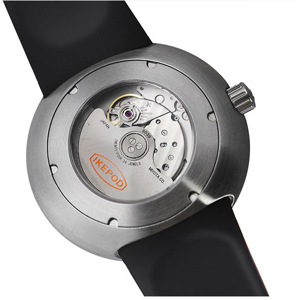 Ikepod Megapod M001 Dieter Watch M001-SI-LB Image 2