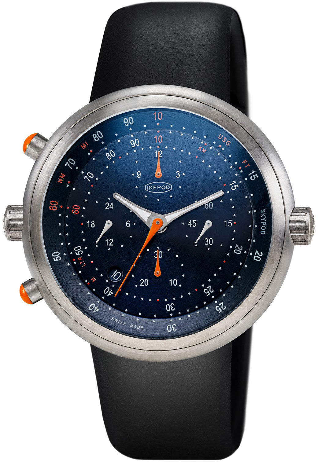 Ikepod Skypod Marten Blue Limited Edition Watch SK02-RP-LB Image 1