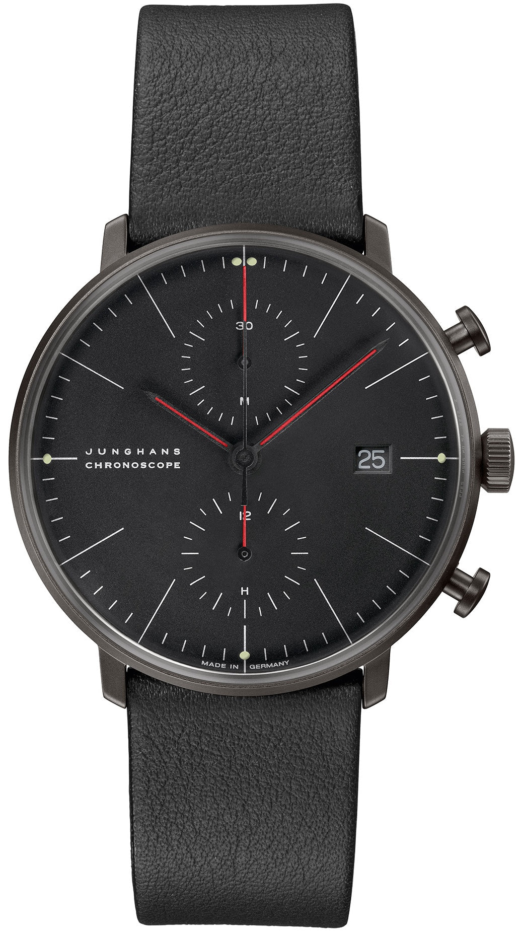Junghans Max Bill Chronoscope Bauhaus Watch 27/4409.02 Image 1