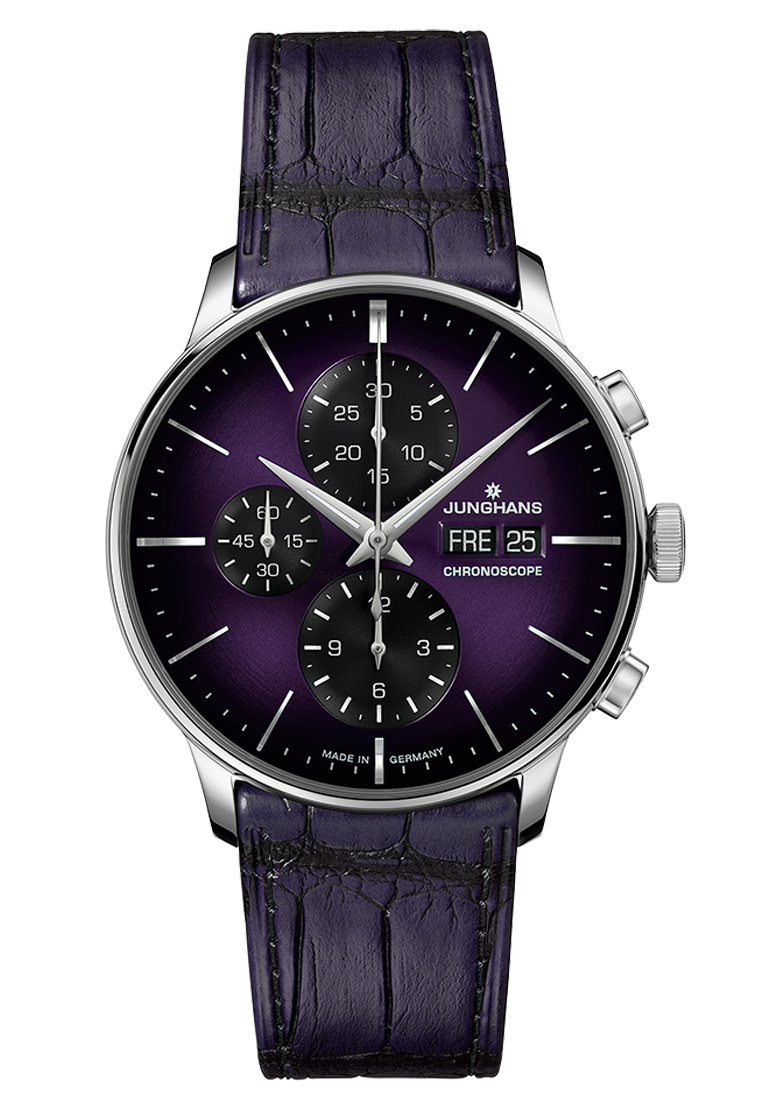 Junghans Meister Chronoscope Purple Limited Edition Watch 27/4621.03 Image 1