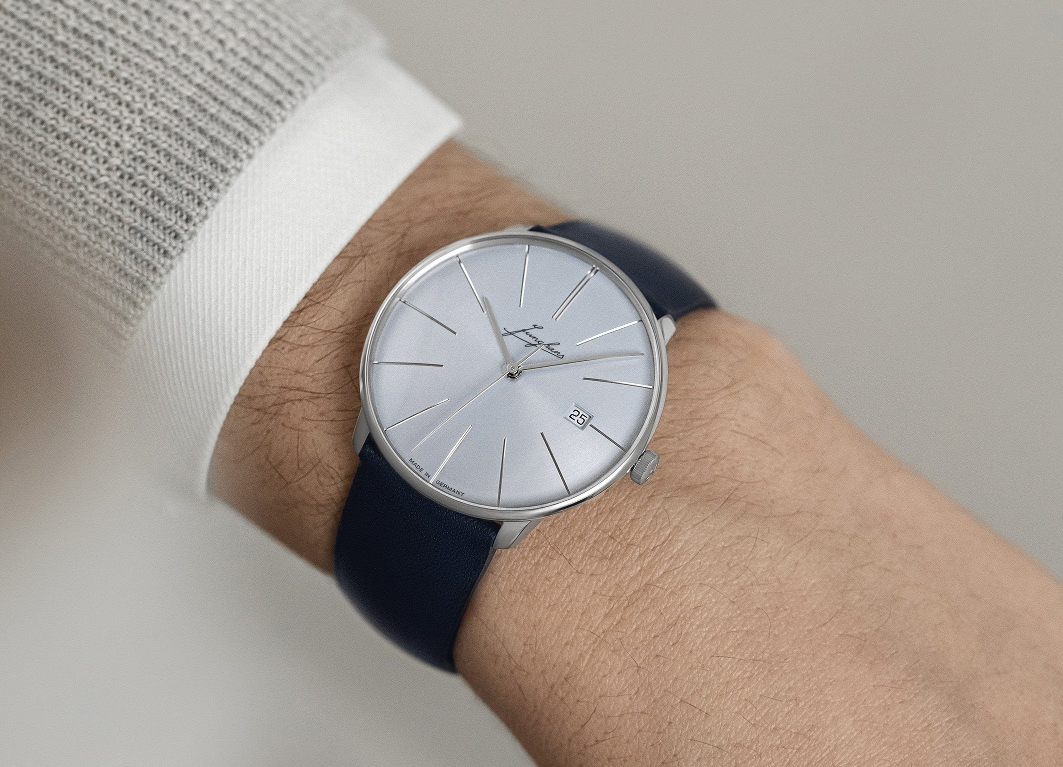 Junghans Meister Fein Automatic Signatur Watch 27/4359.00 Image 5
