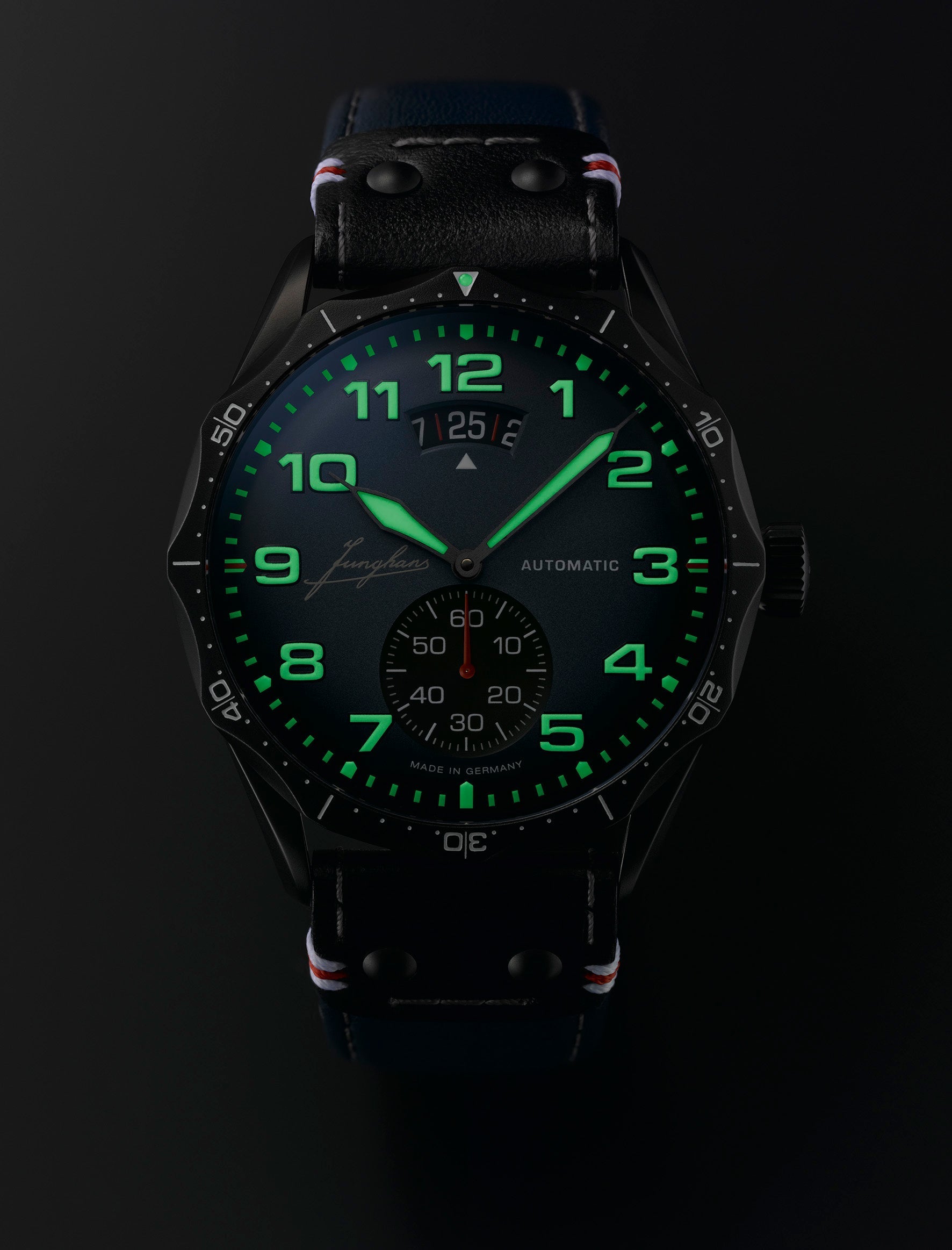Junghans Meister Pilot Automatic Navy Blue Watch 27/4397.00 Image 3