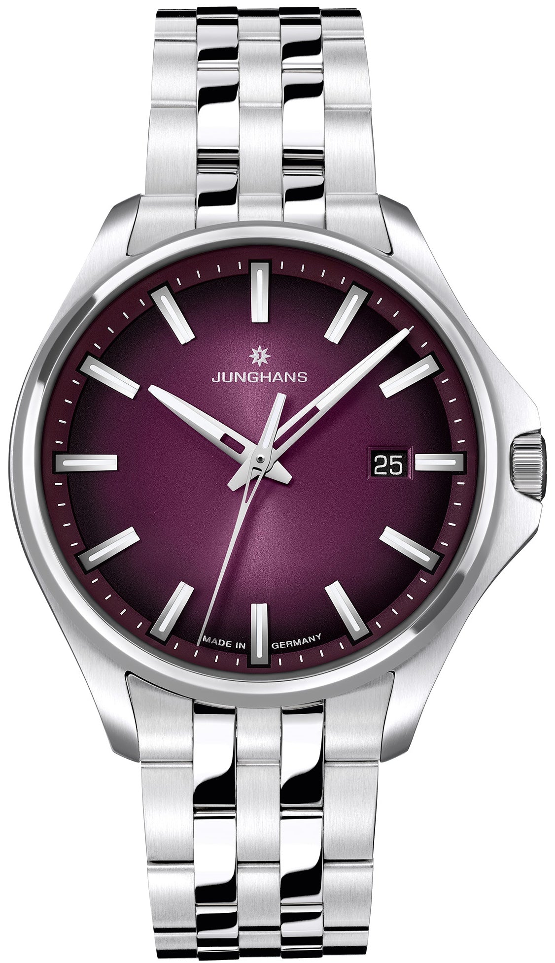 Junghans Meister S 35mm Quartz Purple Watch 47/4532.44 Image 1