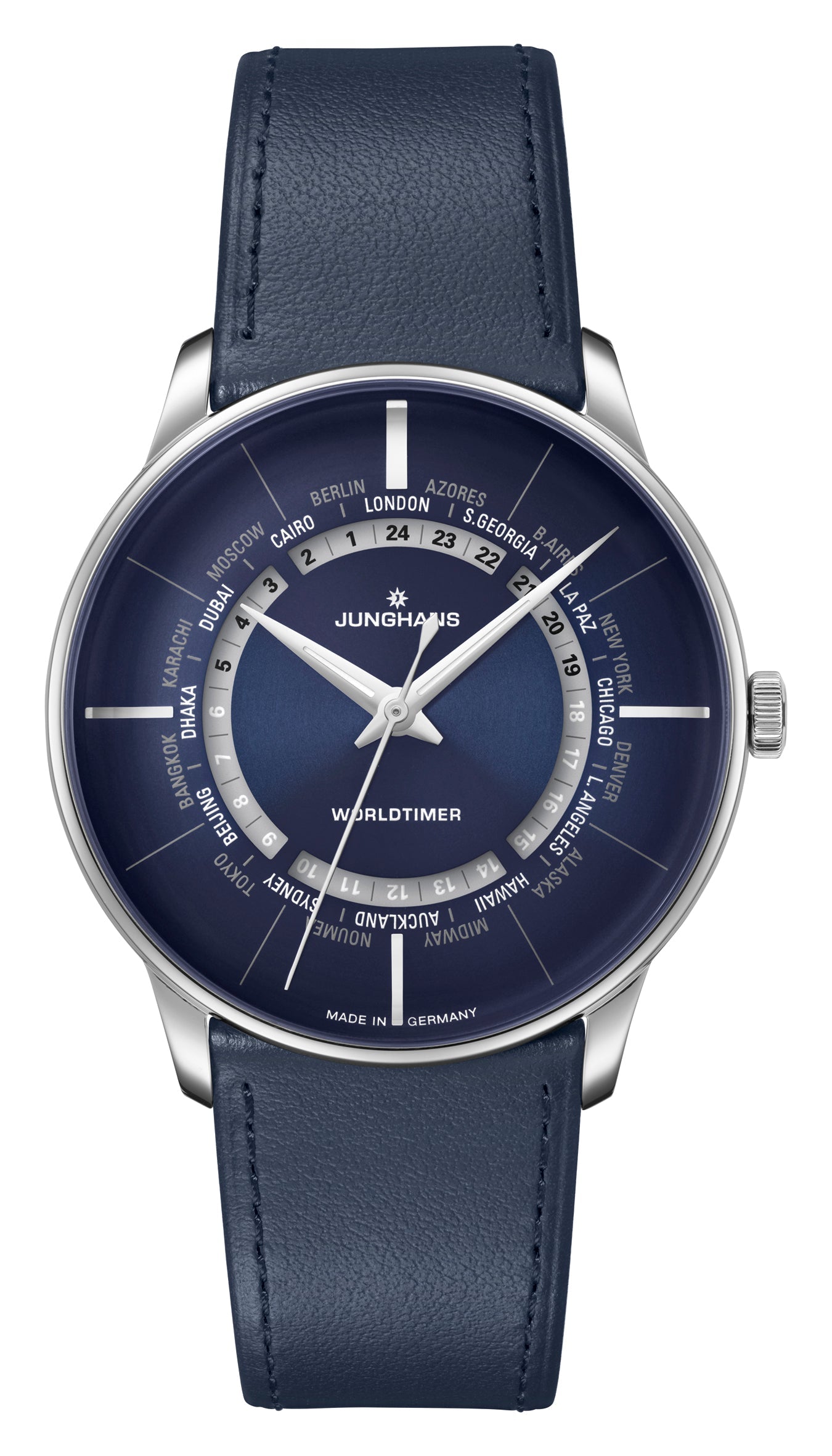 Junghans Meister Worldtimer Watch 27/3010-01 Image 1