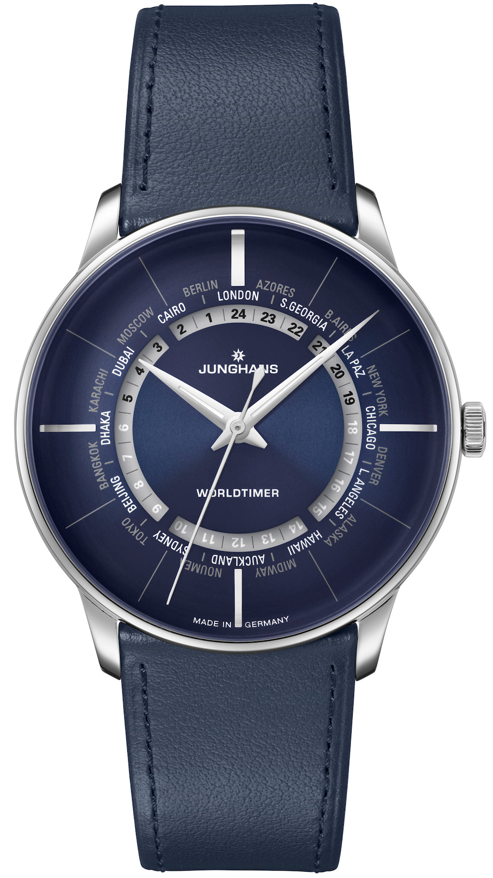 Junghans Meister Worldtimer Watch 27/3010.02 Image 1