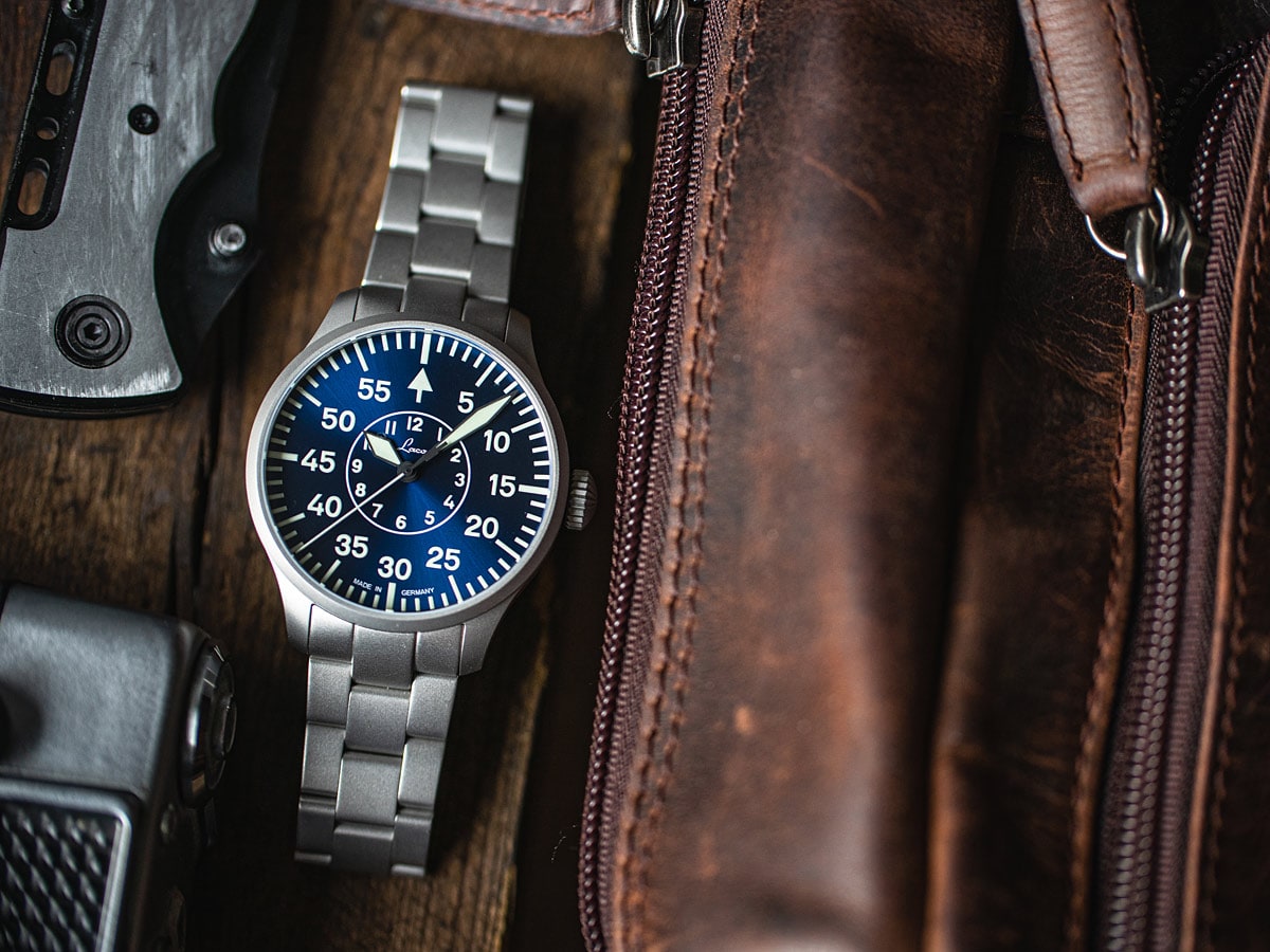 Laco Pilot Basic Aachen Blaue Stunde 39 Bracelet D 862103.MB Image 3