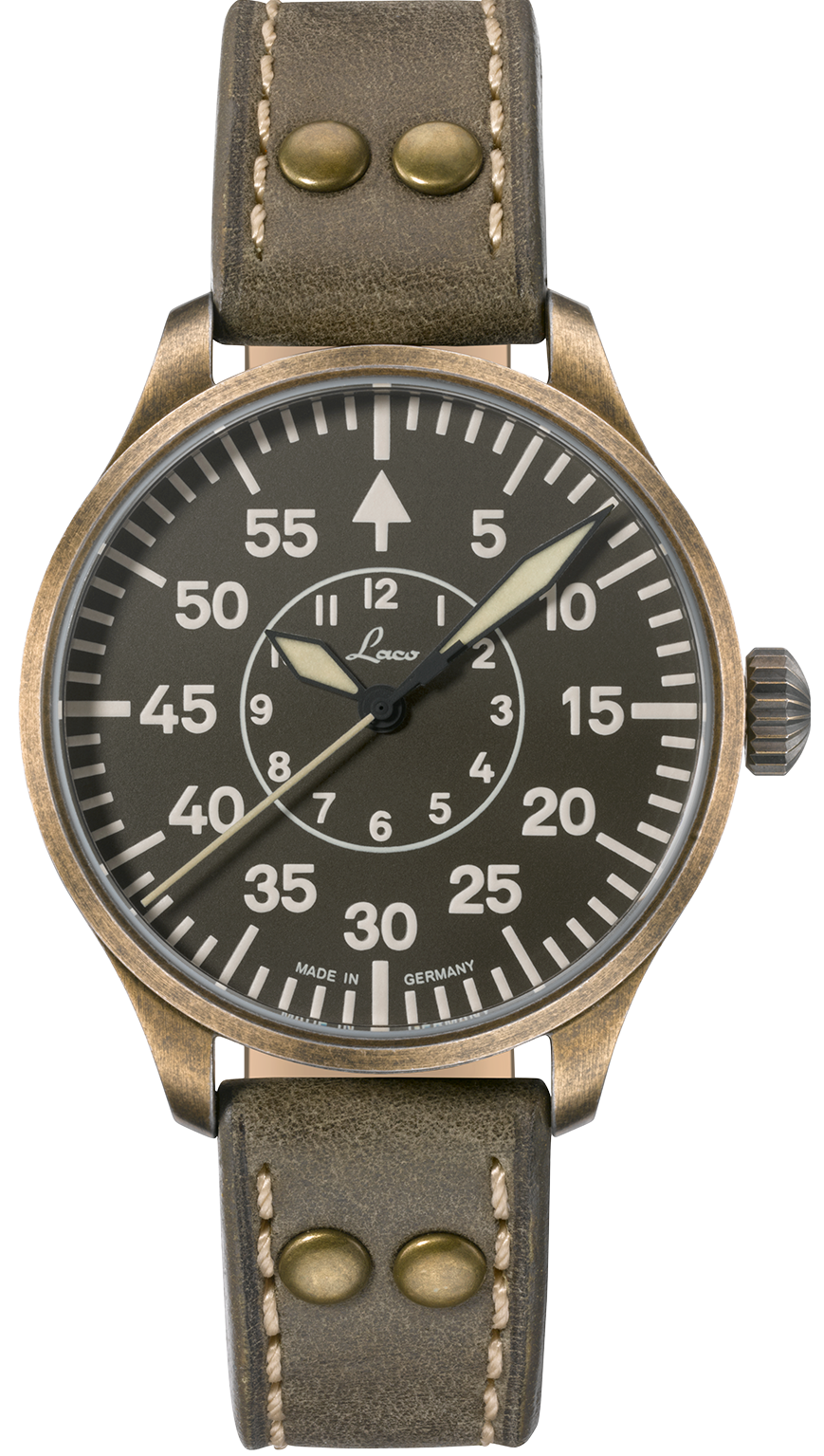 Laco Watch Aachen Olive 39 Limited Edition 862136 Image 1