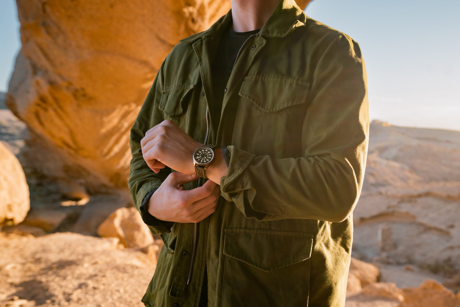 Laco Watch Aachen Olive 39 Limited Edition 862136 Image 3