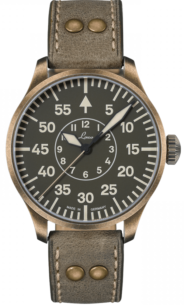 Laco Watch Pilot Basic Aachen Oliv 42 862128 Image 1