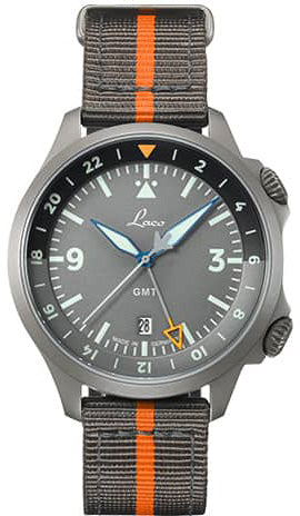 Laco Watch Pilot Frankfurt GMT Grau 862121 Image 1