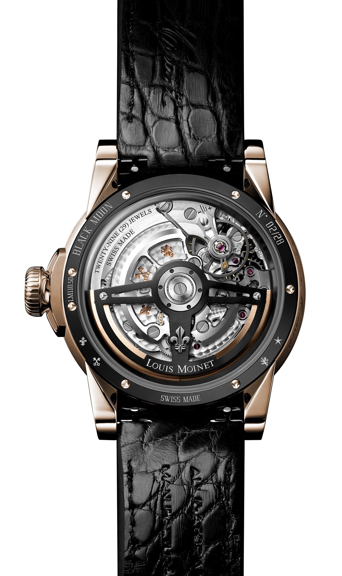 Louis Moinet Black Moon 18K Red Gold Limited Edition Watch LM-110.50.55 Image 2