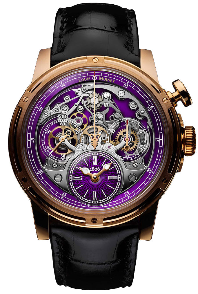 Louis Moinet MemOris 18k Rose Gold Limited Edition Watch LM-79.50.17 Image 1