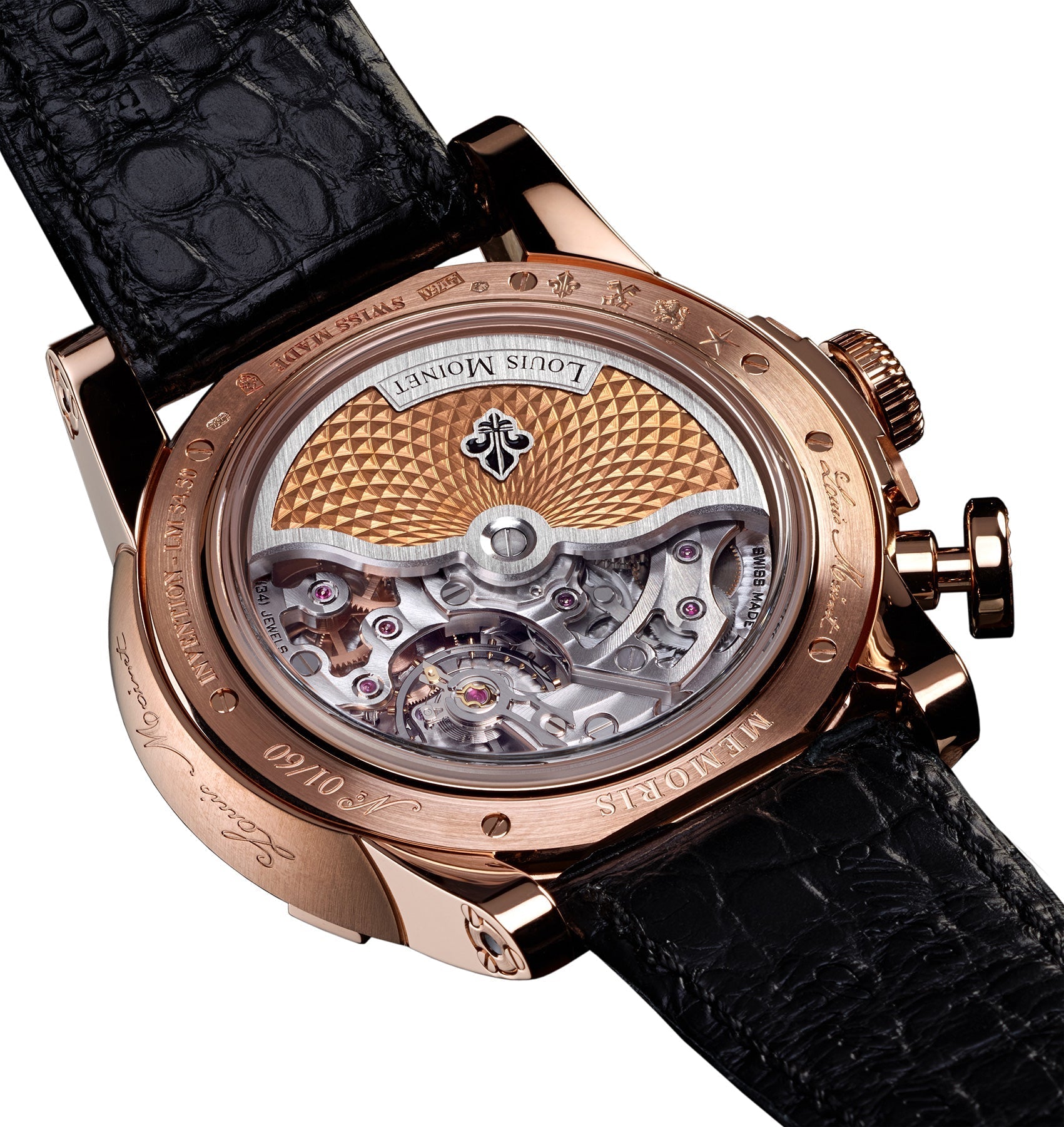 Louis Moinet MemOris Chronograph Rose Gold Limited Edition Watch LM-54.50.80 Image 2