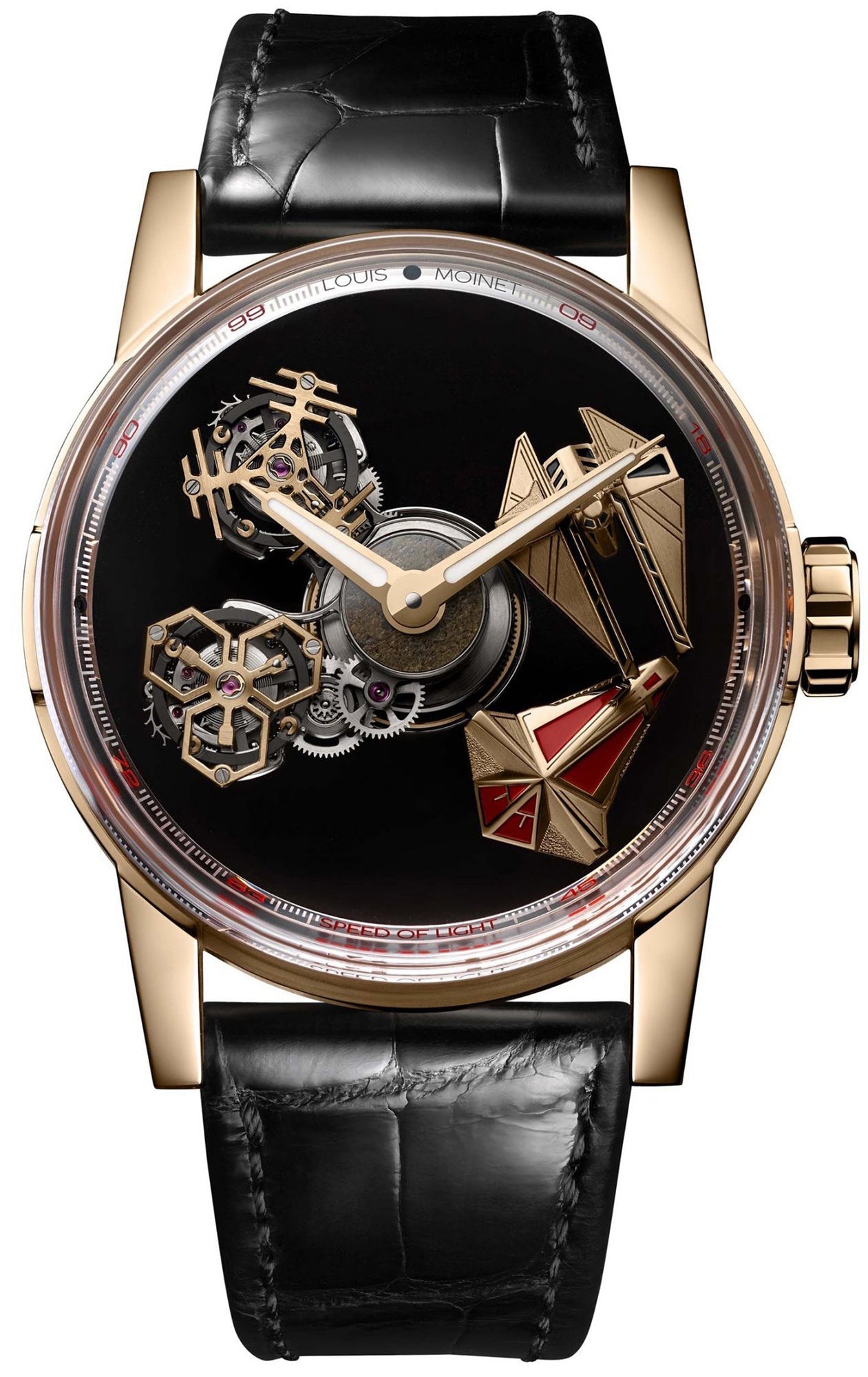 Louis Moinet Watch Space Revolution Flat Black Limited Edition LM.104.50.50 Image 1
